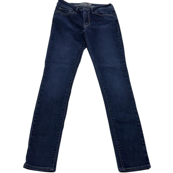 Levis Jeans Womens 27 Blue 711 Skinny Stretch Dark Wash Mid Rise Denim Pants - Picture 1 of 6